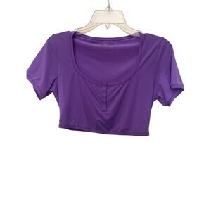 Pre loved Skims  Violet Crop Top Size Extra large